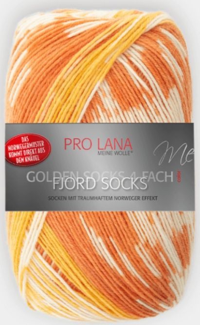 Pro Lana Fjord Socks Nr. 182 Gelb