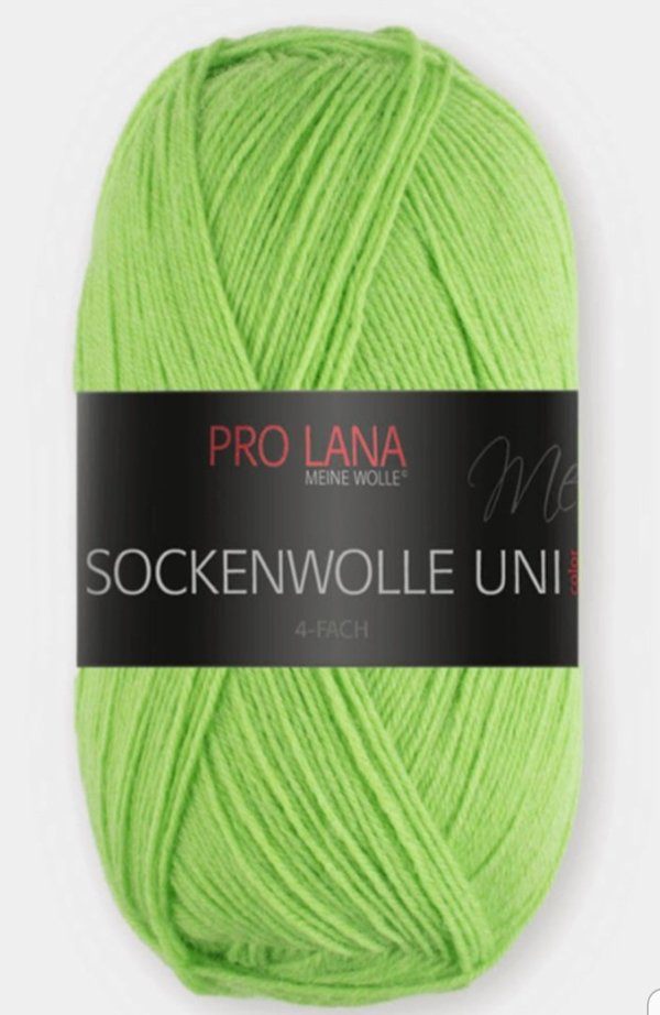 Pro Lana Sockenwolle Uni Nr. 0426 Grün